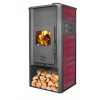 Krbové kachle Ambasador / ROMA E - 22 kW s výmenníkom - red