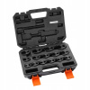 VEVOR Klucz 1/2+3/8 Cala Klucz Do Nakrętek 15 Sztuk Patyczkowych 8~24MM