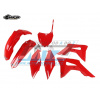 UFO Sada plastov Honda CRF450R/17-20 + CRF250R/18-21 - farba červená