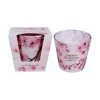 BARTEK Cherry Blossom - sakura pink sviečka v skle, 115g, doba horenia 30 hodín
