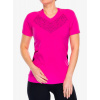 Bežecké tričko dámske X-bionic Twyce Run Shirt SS - neo pink/x black