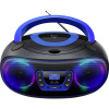 Denver TDB-212BU 111141900030 CD-rádio, DAB+, DAB, FM, AUX, USB, Bluetooth, CD, čierna, modrá; 111141900030