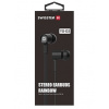 Handsfree Swissten Earbuds Rainbow YS-D2 3,5 mm čierne G