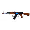 PUŠKA AK-47+LASERY ZVUKY POHYBLIVÁ HLAVEŇ 64 CM E1927 EMAJ