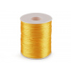 Saténová šnúra Ø1 mm Varianta: 16 žlutá narcisová, Balení: 1 ks