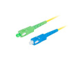 Lanberg FO-SASU-SS21-0030-YE SM SC/APC-SC/UPC simplex, 3m, žlutý