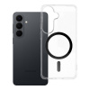 Kryt na Samsung Galaxy S26 Drop Glue Colorful Ring Mag Cover s MagSafe Black