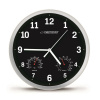 Esperanza EHC016K Mechanické nástenné hodiny okrúhle čierne