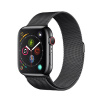 Remienok DEVIA pre Apple Watch 45 mm / 44 mm / 42 mm - nerezová oceľ - čierny