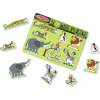 Melissa & Doug Drevené puzzle so zvukmi ZOO
