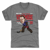 New York Rangers - Gilles Villemure Cartoon Gray NHL Tričko XXL/USA=3XL/EU