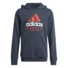 Adidas Detská mikina MANCHESTER UNITED modré velikost: 152