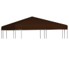 Strieška na altánok 310 g/m² 3x3 m, hnedá-ForU-46621