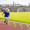 JNGLGO Sada 6 prekážok na tréning rýchlosti a obratnosti s nastaviteľnou dĺžkou 20/30 cm - tréningové prekážky na futbal pre deti, tréning obratnosti a koordinácie, zelené