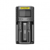Multifunkční USB nabíječka baterií - Nitecore UMS2 LCD (2 sloty)