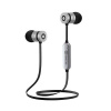 Bezdrátová sluchátka Powerton W2, Bluetooth 4.2, černá-stříbrná