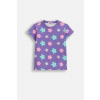 MOKIDA MOKIDA Bavlnené tričko s krátkym rukávom rozmer 116 farba fialový pre dievčatá