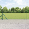 zahrada-XL Plot s stĺpmi Zelená 0.6 x 10 m Ocel potiahnutá PVC 3353474