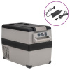 Chladiaci box s rukoväťou a adaptérom čierno-sivý 35 l PP a PE-ForU-3154641