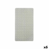Berilo Protišmyková podložka do sprchy károvaný Sivá PVC 67,7 x 38,5 x 0,7 cm (6 ks)