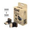 Club3D Adaptér DisplayPort na DisplayPort 1.4, 4K120Hz, 8K30Hz, 90° (CAC-1008)