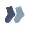 STERNTALER Ponožky protišmykové Banbusové ABS 2ks v balení modrá chlapec Veľkosť: 12-24m