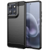 Techsuit – Carbon Silicone obal na Motorola Moto G86 – čierny KF2353404