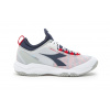 Pánska obuv Diadora Speed Blushield Fly 4 + AG - white/blue corsair/fiery red - Biely (42,5)