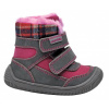 Protetika detská barefootová dievčenská zimná obuv TAMIRA grey 19