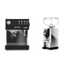 Ascaso Steel DUO PID, Black&Wood + Eureka Mignon Perfetto, CR chrome