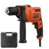 BLACK+DECKER Príklepová vŕtačka 500W v kufri BEH200K