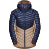 Dámská páperová bunda Mammut Broad Peak IN Hooded Jacket Women savannah-marine