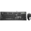 A4 Tech A4tech KM-72620D - Súprava klávesnice a myši - USB - USA - Čierna - Klávesnica - Optická A4tech