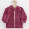 Dojčenská semišková mikina New Baby Suede clothes ružovo fialová - 62 (3-6m)