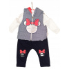 Teplaková súprava - Hippel Children's Tracksuit Veľkosť 92 biela, červená, námornícka modrá, ružová, šedá (Sada sledovacích súprav mikín rozopnuté velor nohavice 92)