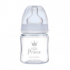 Canpol babies fľaša sa širokým hrdlom Royal Baby Blue 120 ml