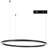 IMMAX NEO FINO NEW SMART závesné svietidlo 1 kruh, 80cm, 60W, čierne, Zigbee 3.0, TUYA