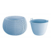 Prosperplast Kvetinac Splofy Bowl 290x195 mm ice gray
