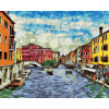 Maľovanie podľa čísel Benátky podľa Van Gogha, 80x100 cm, vypnuté plátno na rám (6044153)