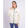 Patagonia W's Retro Pile Hoody Natural w/Ellwood Green M