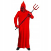 KOSTÝM DIABLA SATLA ČERVENÁ KOSTUCHA S MASKOU 128