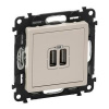 Legrand Valena Life - USB nabíjačka dvojitá - - 1 500mA 5V