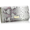 Peňaženka - Stevens Wallet Prírodná koža ružová, šedá SN -100 - Dámsky produkt (Stevens Dámska dámska kožená peňaženka RFID)
