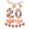 Balóny na párty - Sada 20 Birthday Balloons Twenty Rose zlaté Hit (Balóny na párty - Sada 20 Birthday Balloons Twenty Rose zlaté Hit)