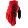 100% BRISKER Gloves Red - M