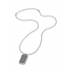 Save Brave SBN-GARETT-ZI-BK Mens Necklace 50cm, adjustable