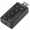 VONKAJŠIA ZVUKOVÁ KARTA USB 7.1CH 3D MINI JACK 3,5 MM AK103B