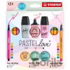 STABILO Súprava Pastellove 18 ks sada linery prémiové vláknové fixy a zvýrazňovače