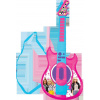 Dětská kytara Barbie Electronická svítící kytara s mikrofonem ve tvaru brýlí (3380743087351)