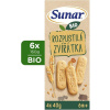 Sunar BIO sušenky Rozpustilá zvířátka 6 x 160 g